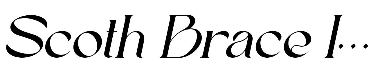 Scoth Brace Italic